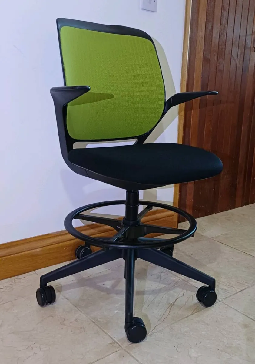 Steelcase Cobi Fabric Stools - Image 1