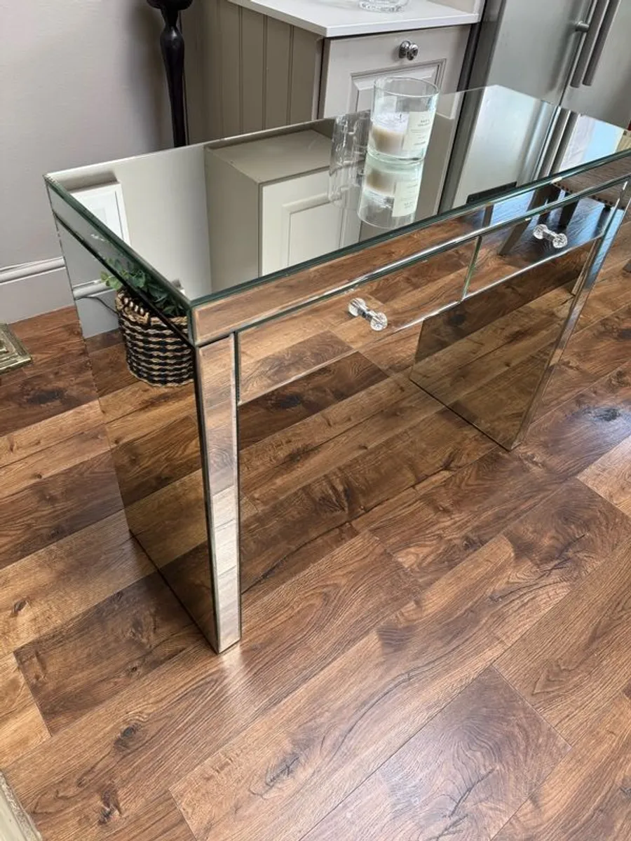 Glass Mirrored Table - Image 2
