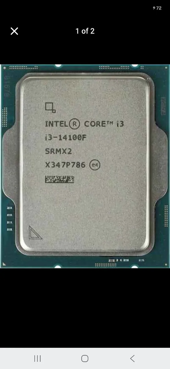 Intel i3 14100f CPU + Cooler - Image 1