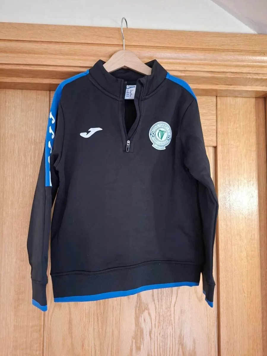 Kid's Finn Harps 3/4 zip tracksuit top - Image 1