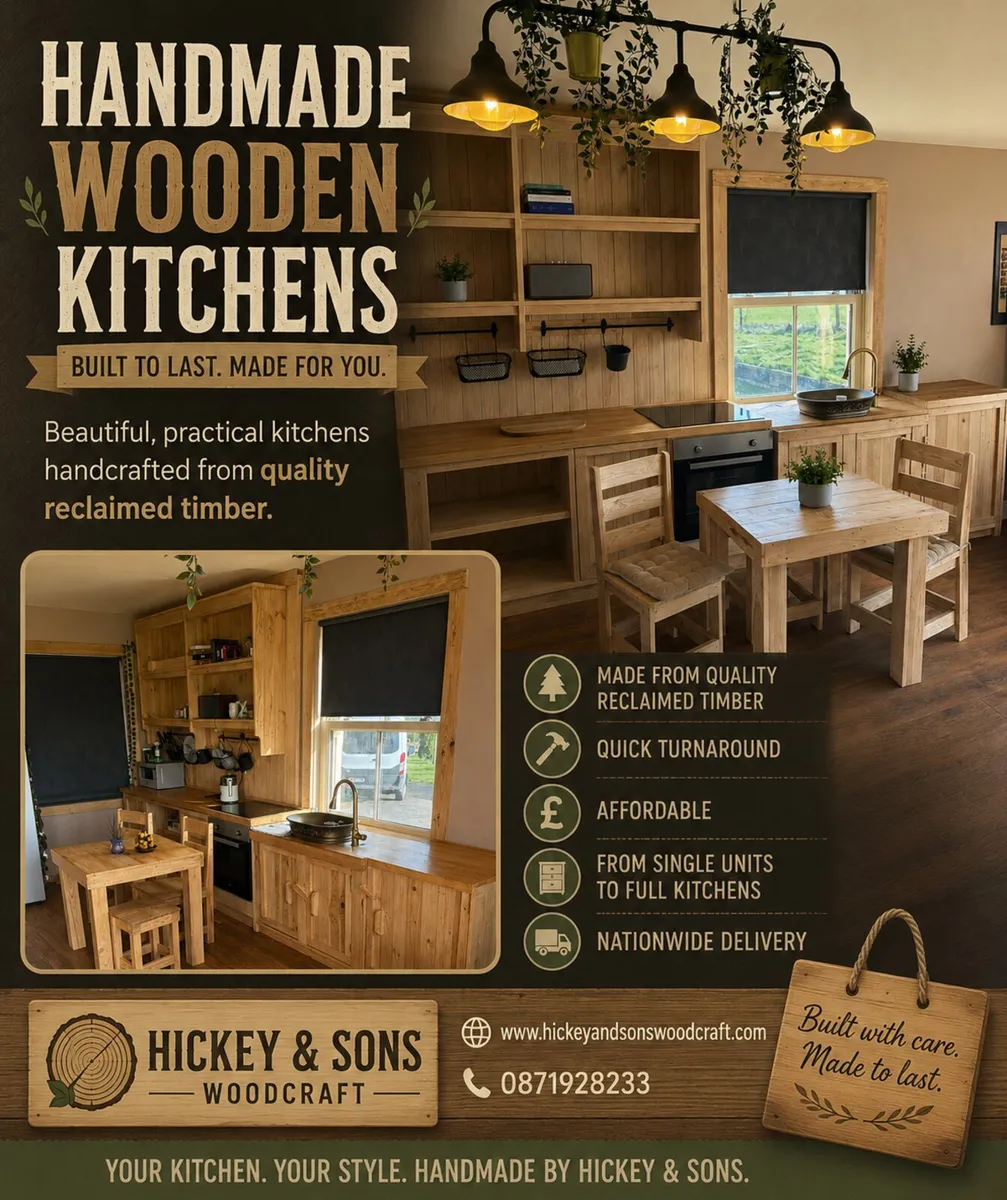 Handmade rustic kitchen - Image 1