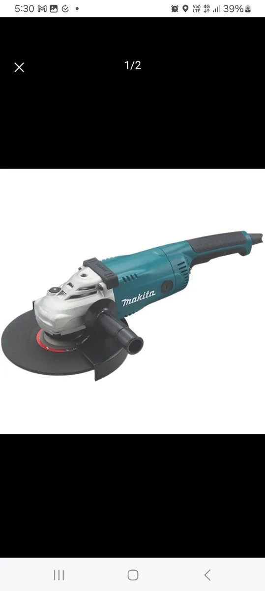 New makita 9" grinder
