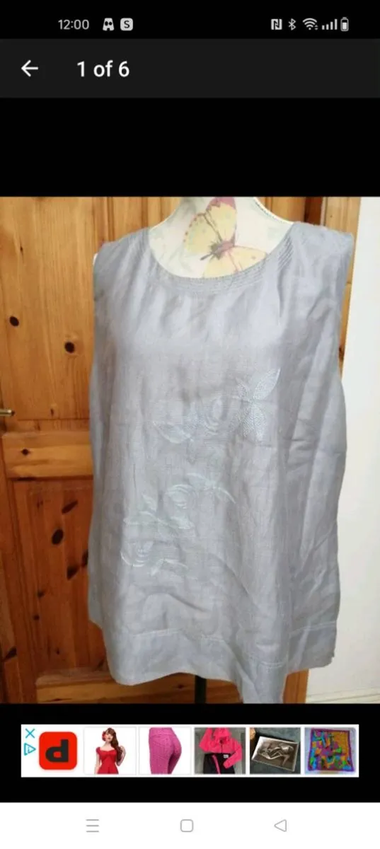 Ladies Jacques Vert beautiful silver grey plus siz - Image 2