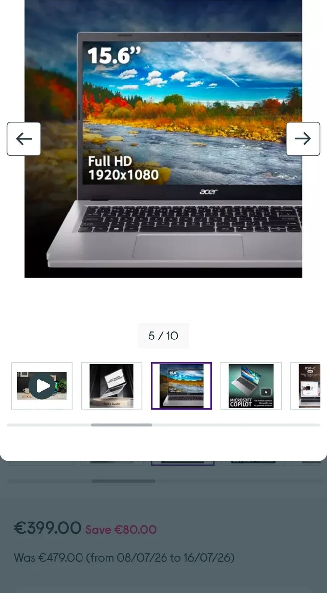 Acer Aspire Go Laptop - Image 2