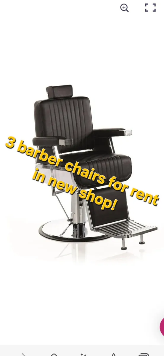 Barber chairs for rent