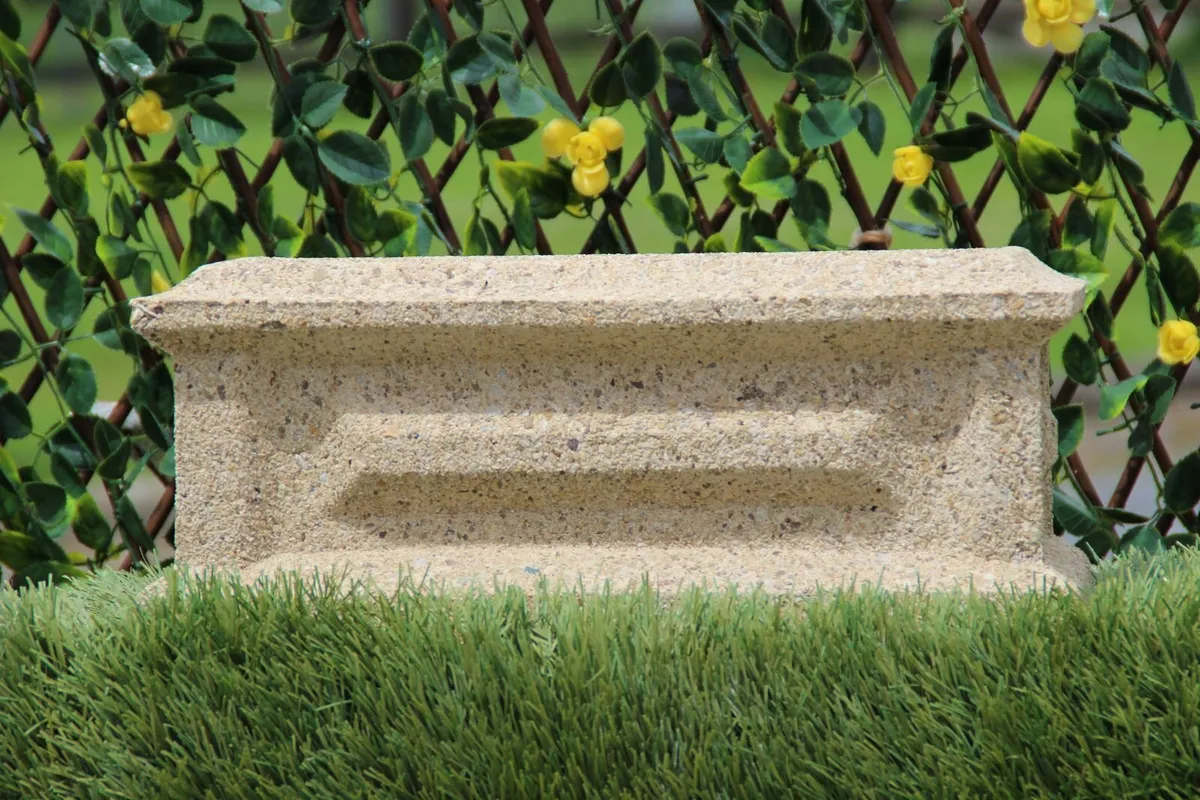Reconstituted Sandstone Retangular Flower pots - Image 1