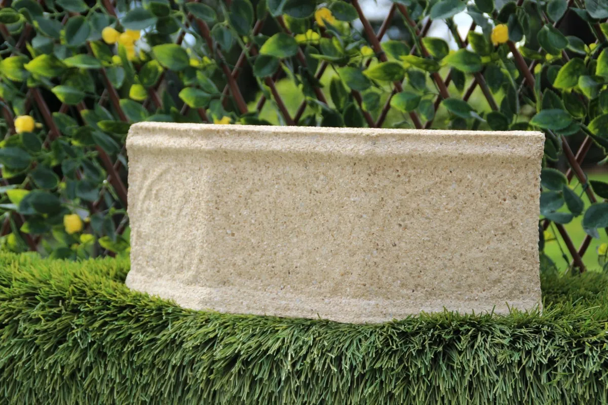 Reconstituted Sandstone Large Corner Pots - Image 3