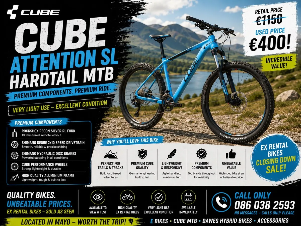 Cube Hardtail Mountain Bike