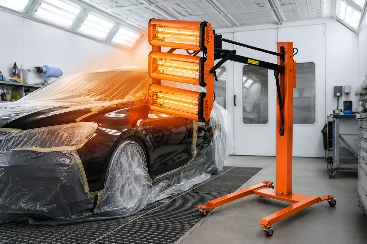 Infrared Curing Lamp, 3300W, Car Paint Dryer with - Image 1