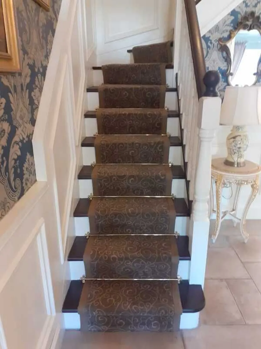 Beautiful  Binded  Carpet for Stsirs and Landing - Image 1