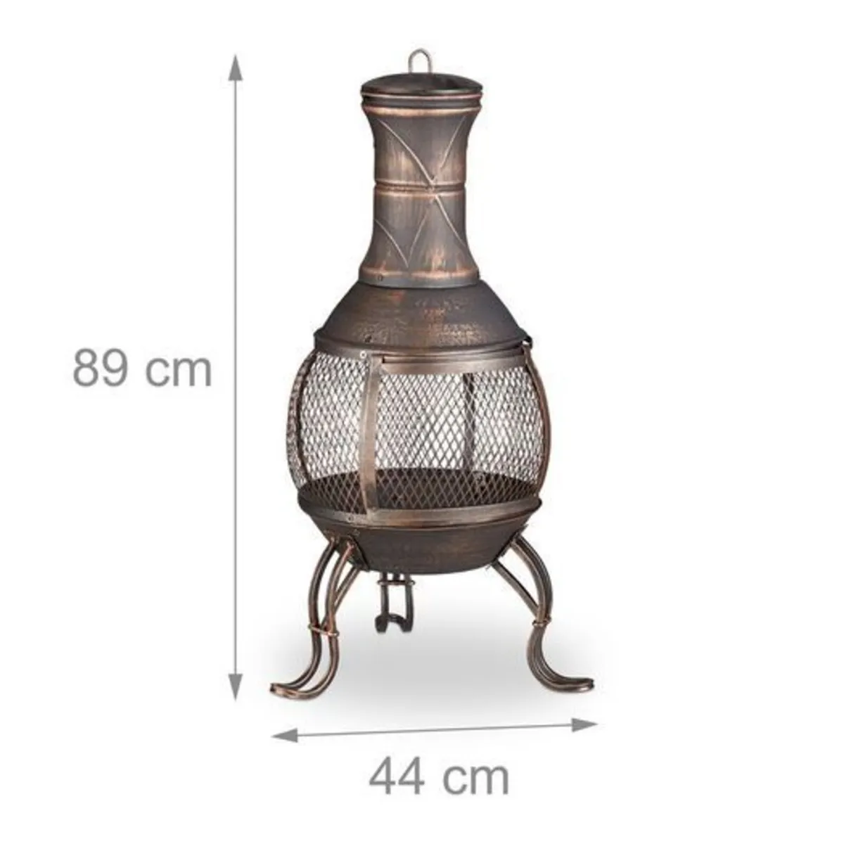 Cast Iron Chiminea Patio Heater - Image 4