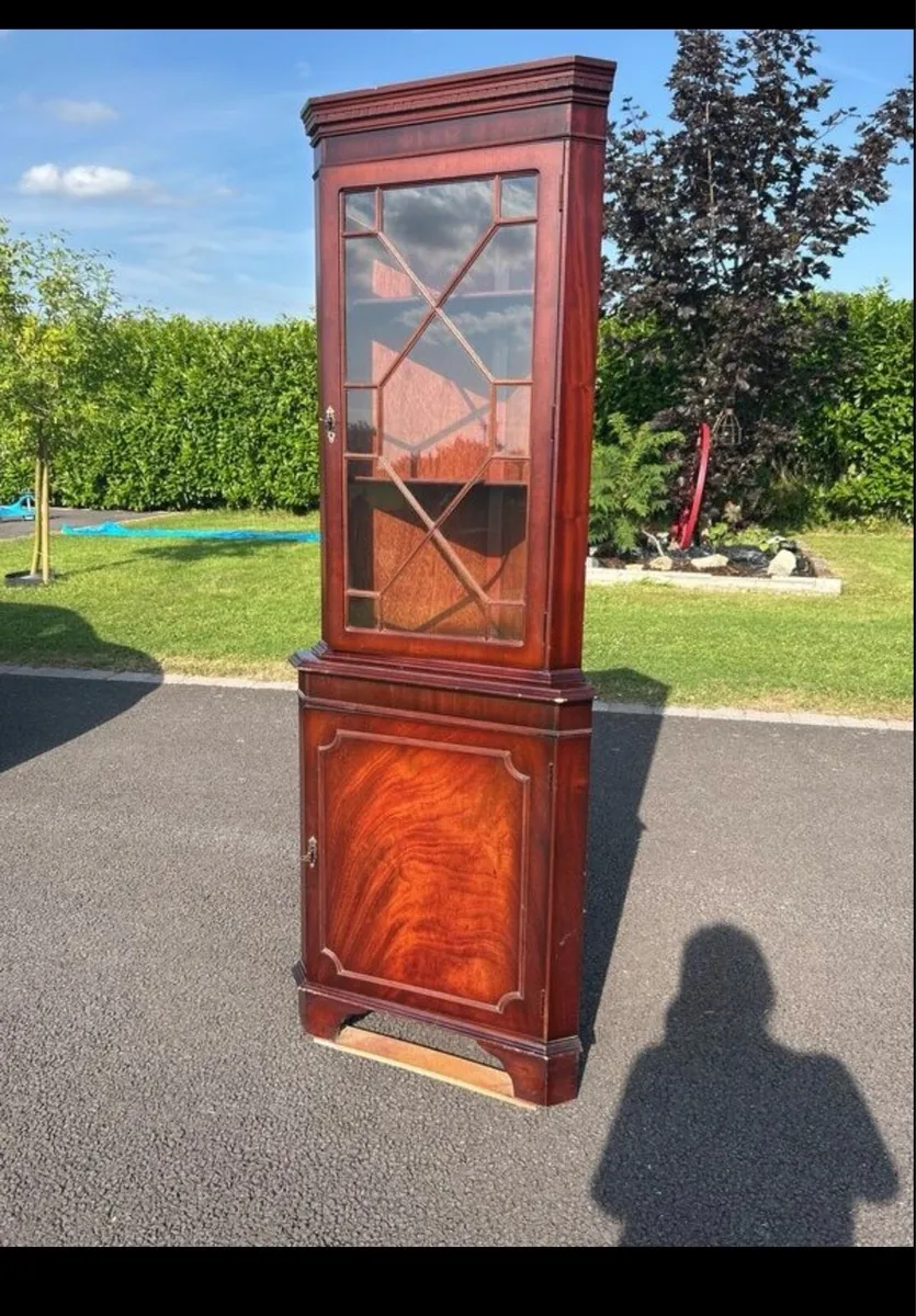 Mahogany Corner Cabniet - Image 2