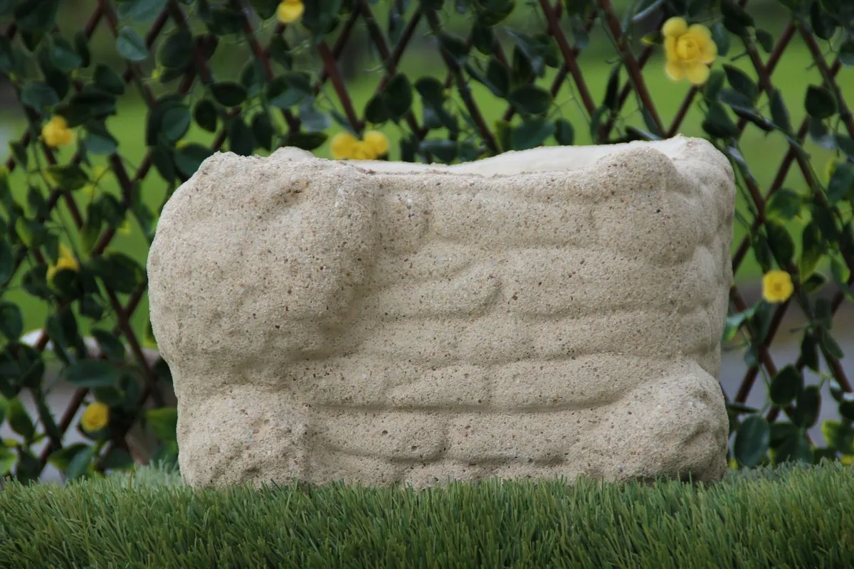 Reconstituted sandstone Bubble effect flower pot - Image 3