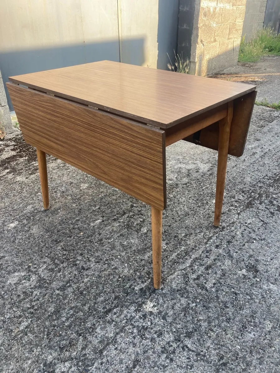 Vintage Kitchen Table - Drop Leaf. - Image 1