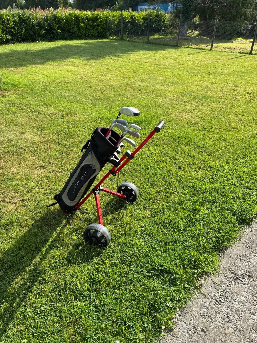 Graphite Teen clubs Bag and Trolie - Image 1