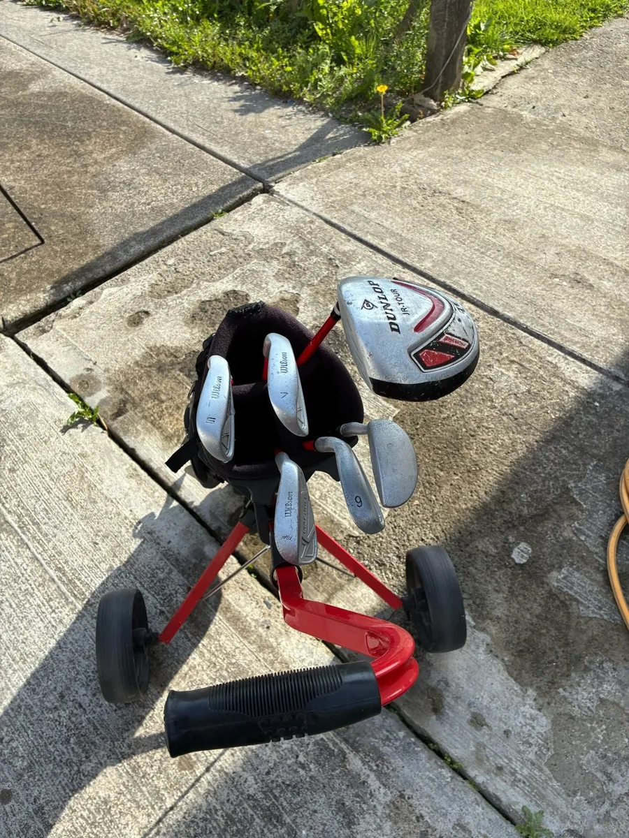 Graphite Teen clubs Bag and Trolie - Image 4