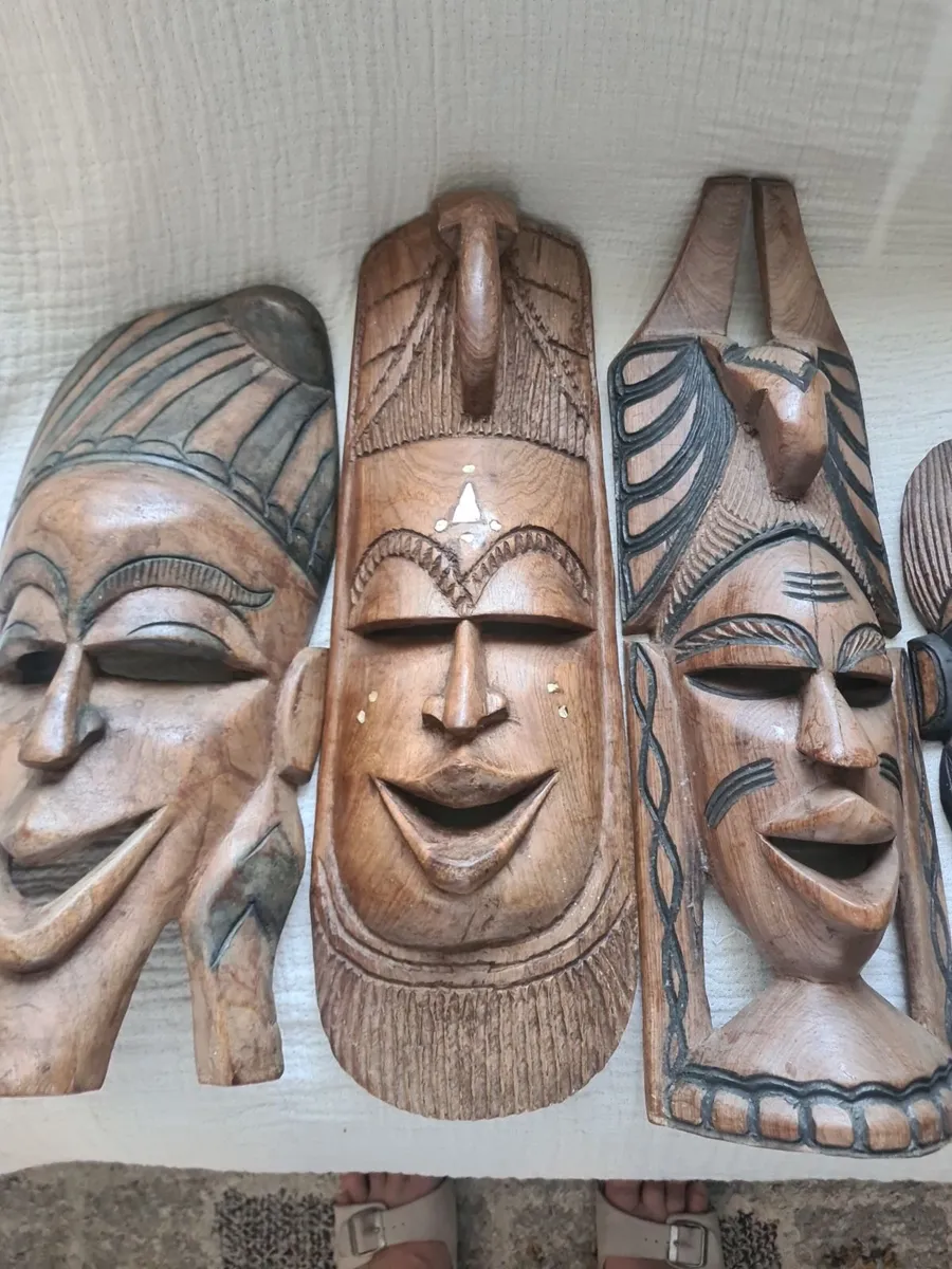 Wooden masks - Image 1