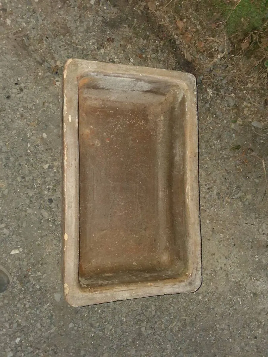 Old Salt glazed ceramic troughs - Image 4