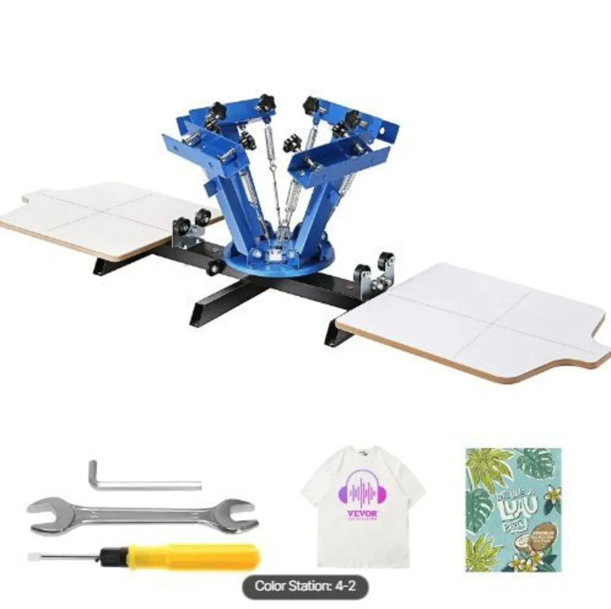 Screen Printing Machine, 4 Color 2 Station - Image 3