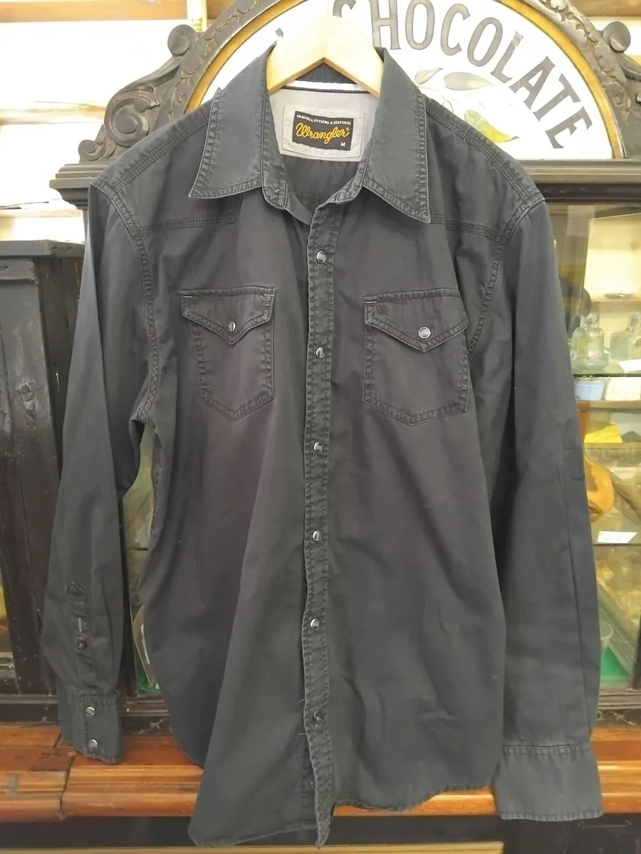 Vintage Wrangler Denim Shirt M - Image 1