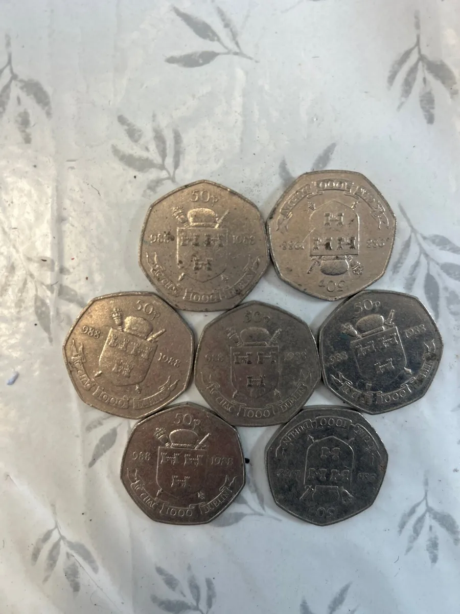 50P millennium coins - Image 1
