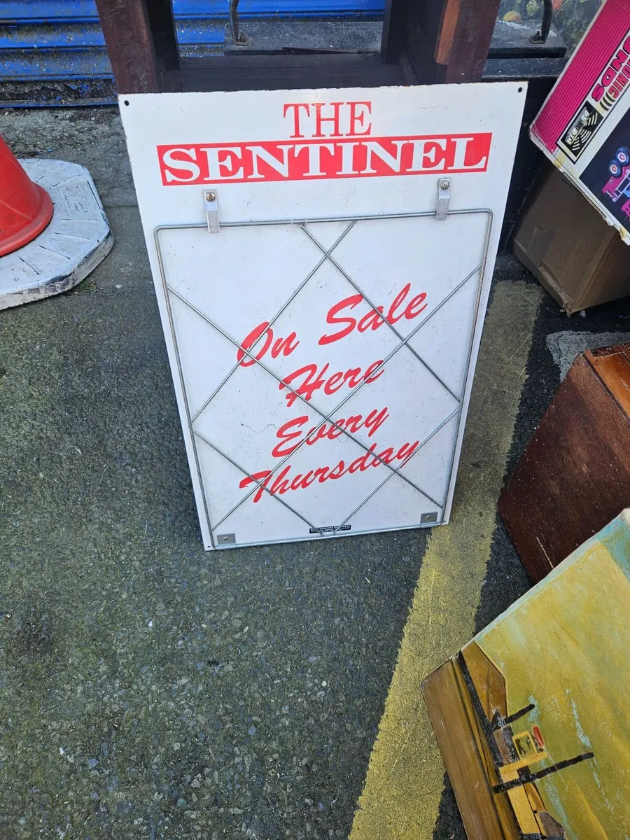 Metal Sign The Sentinel - Image 1