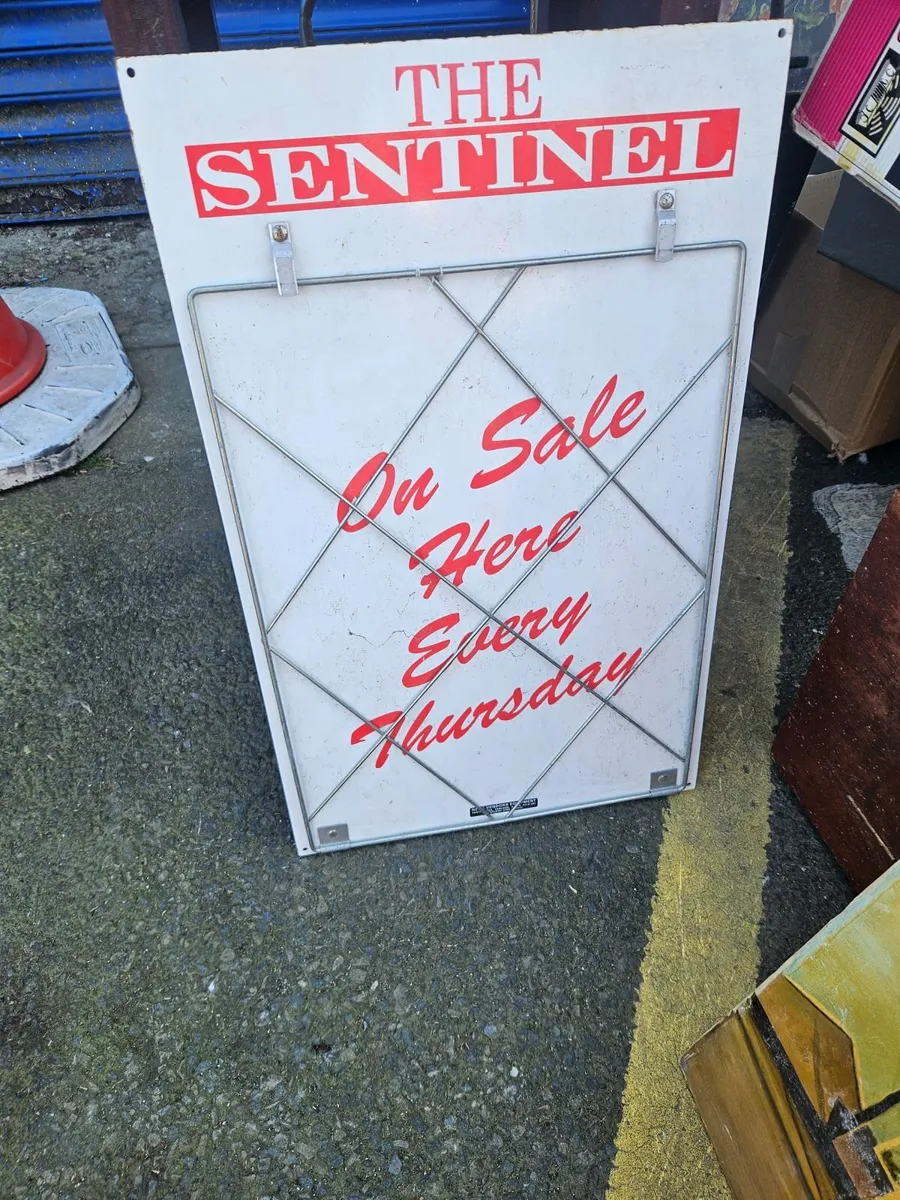 Metal Sign The Sentinel - Image 2