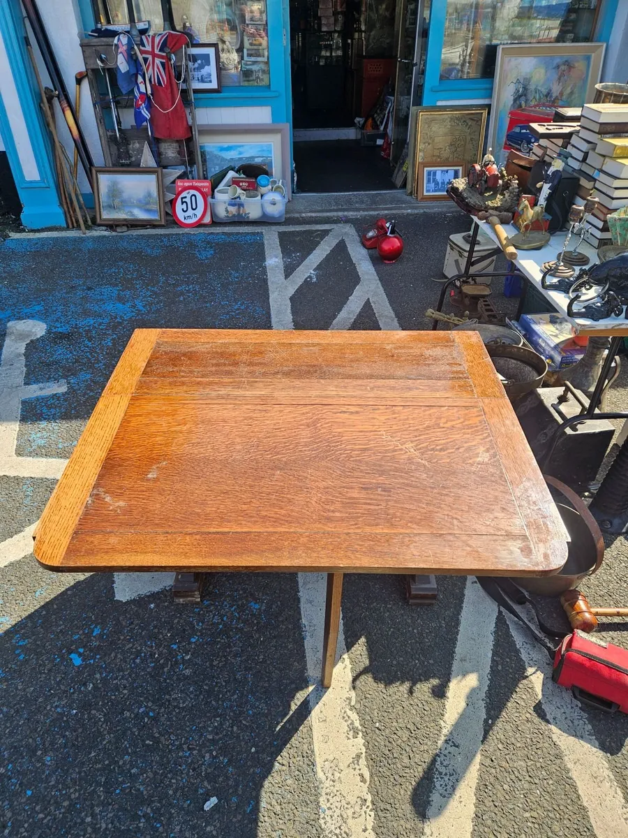 Vintage Oak Table - Image 3