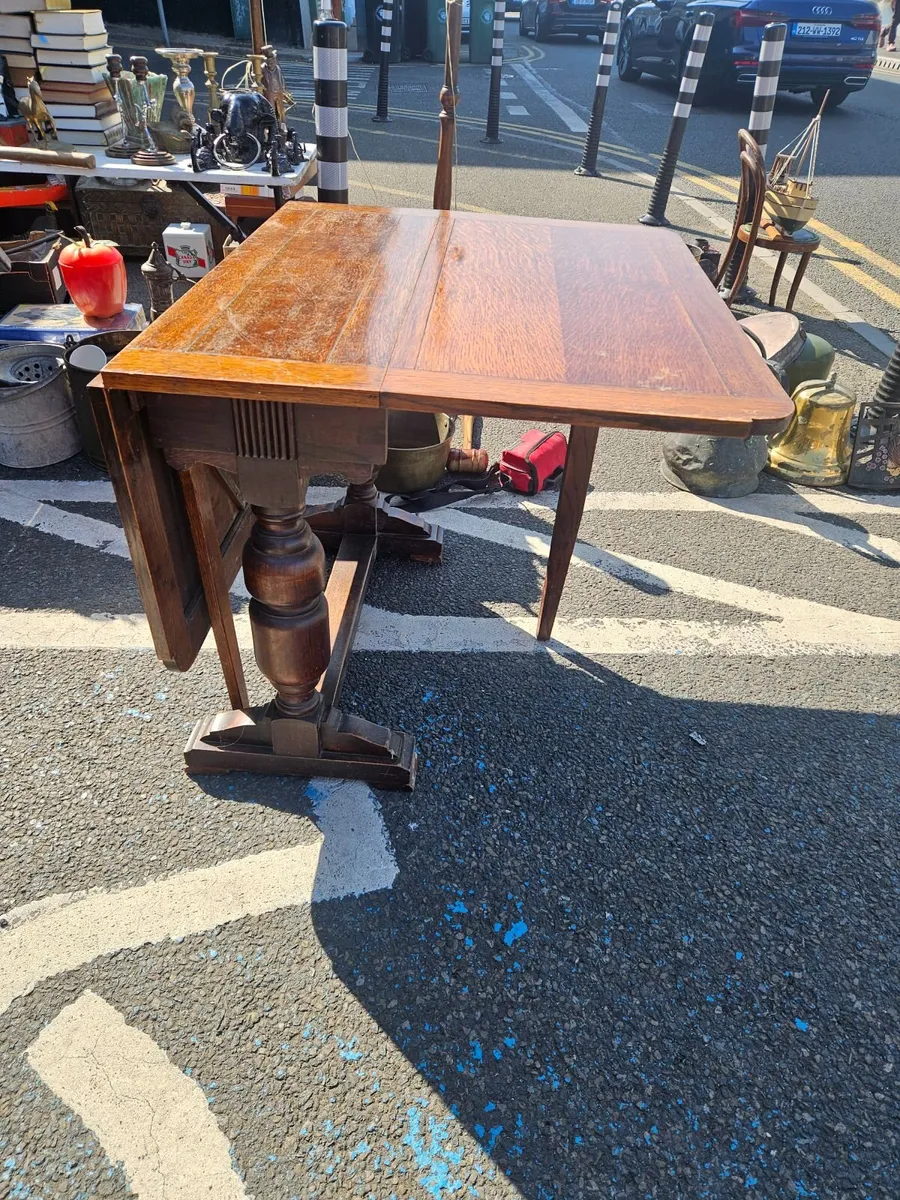 Vintage Oak Table - Image 4
