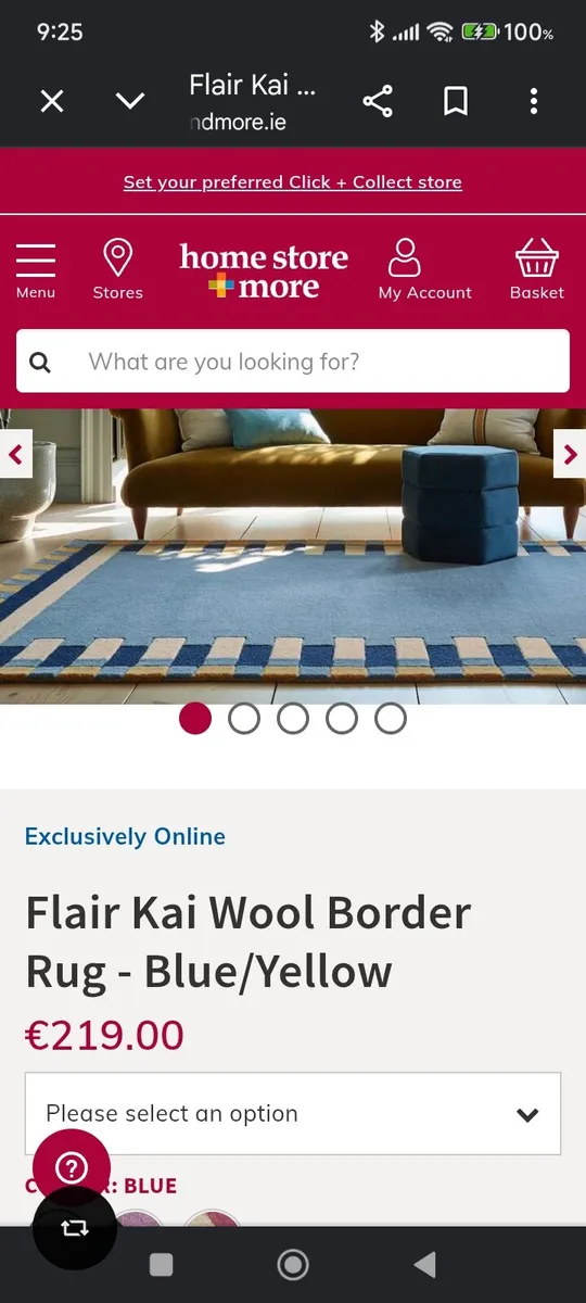 Rug 100% Wool - Image 1
