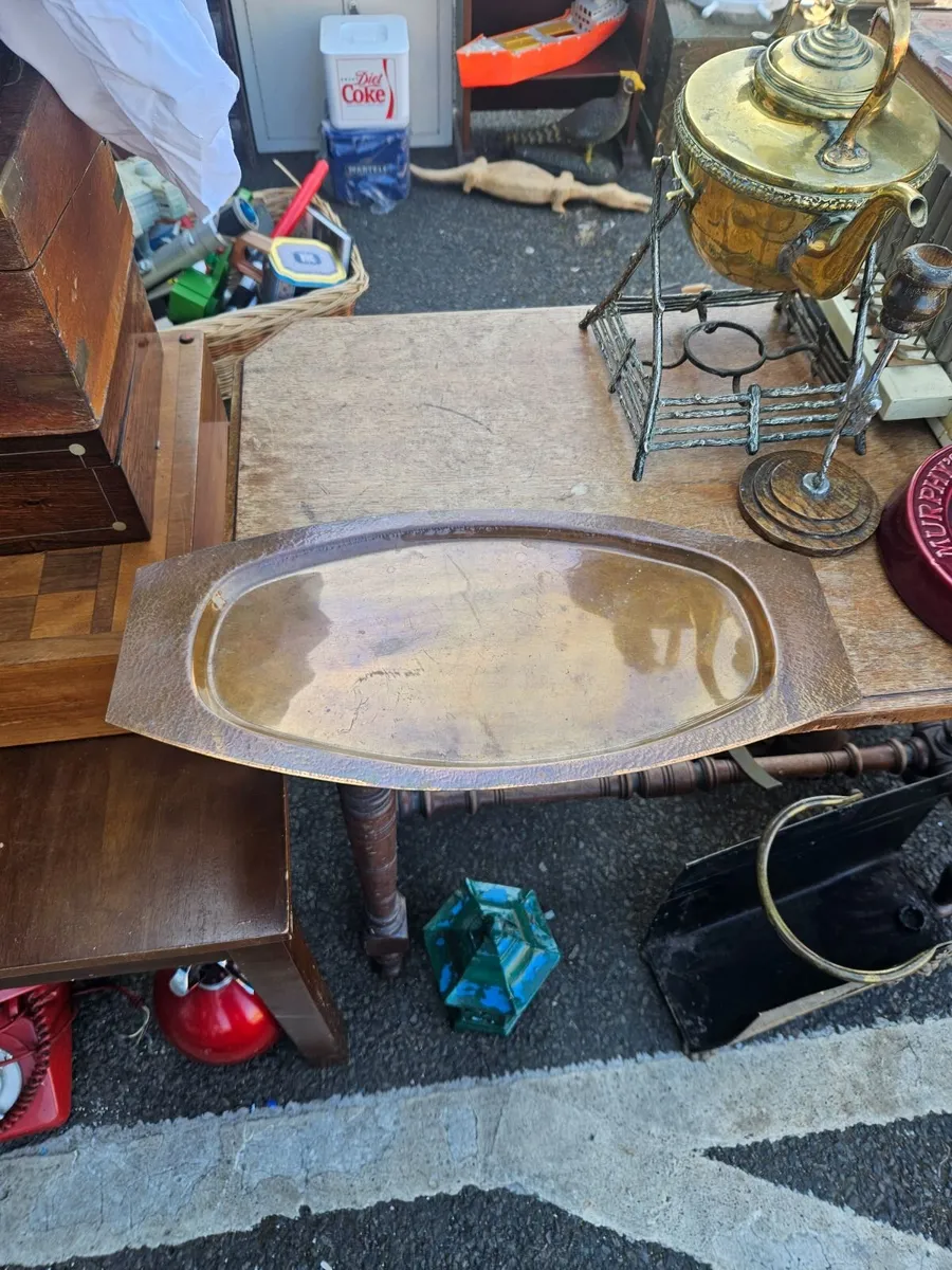 Vintage Copper Tray Made in Rhodesia - Image 3