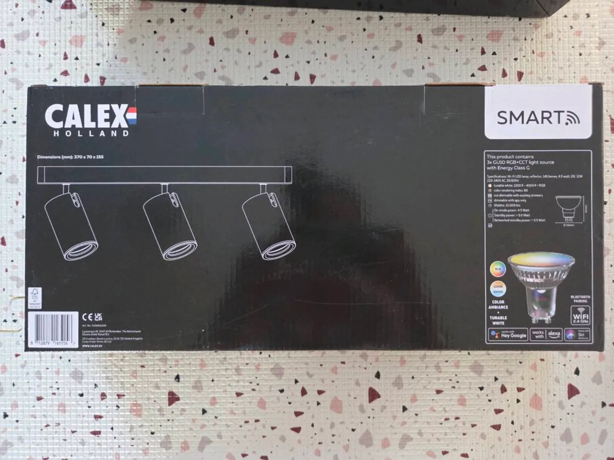 Calex Ceiling Spot Three Lights Smart 01 - Image 2