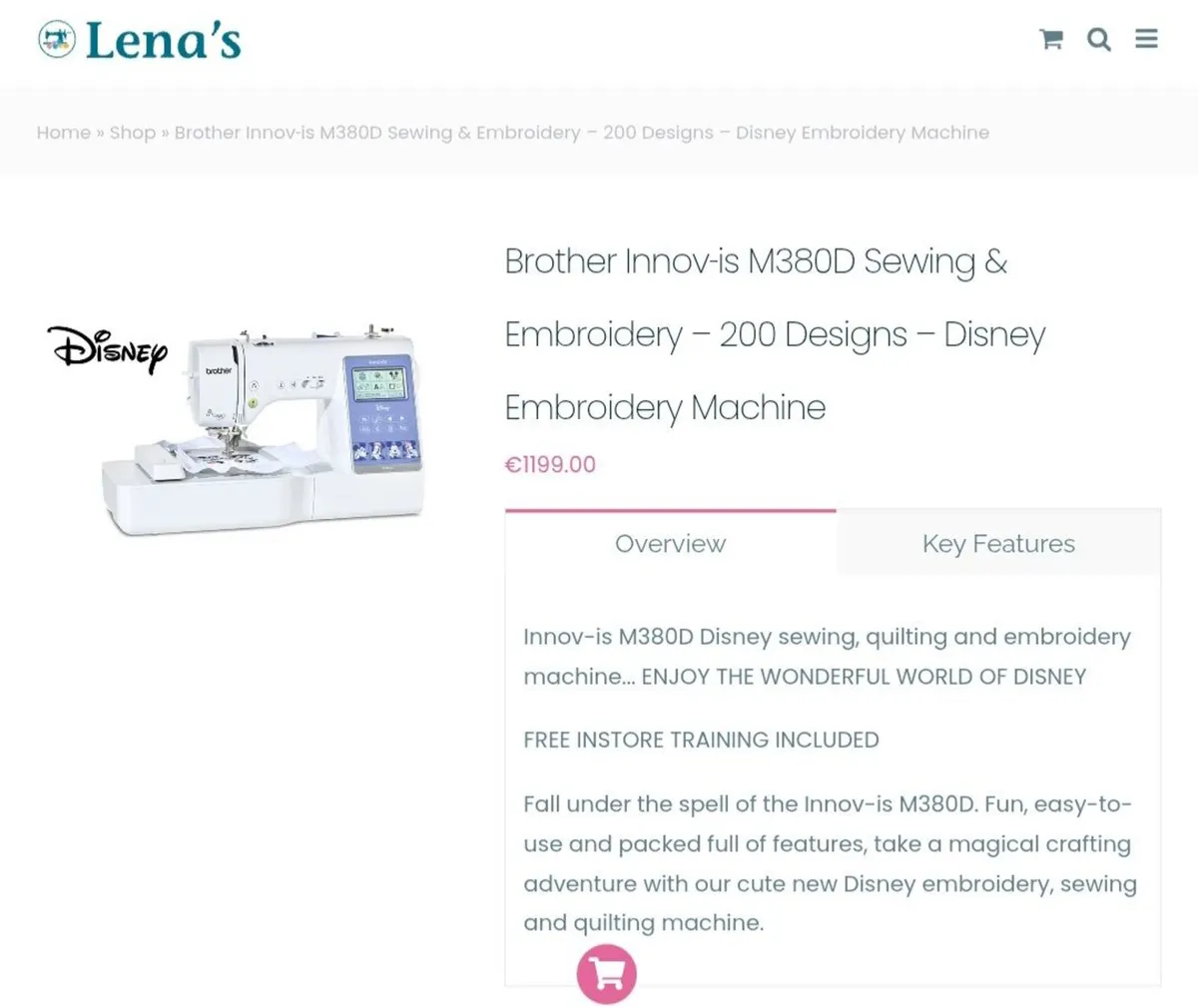 Brother Innovis M280D Sewing / Embroidery Machine - Image 4
