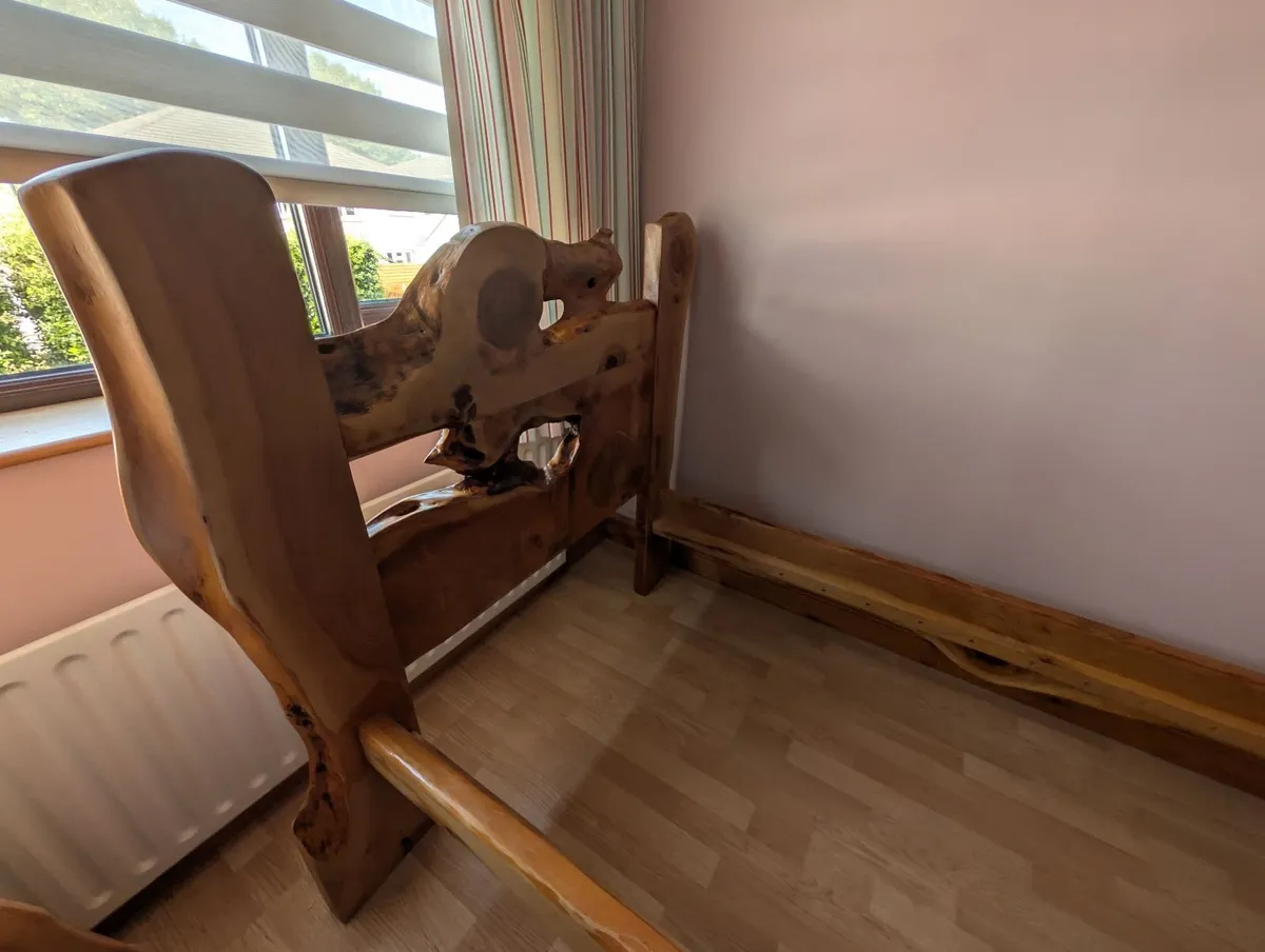 Handcrafted Single Bed Frame by Paul Moore - Image 2