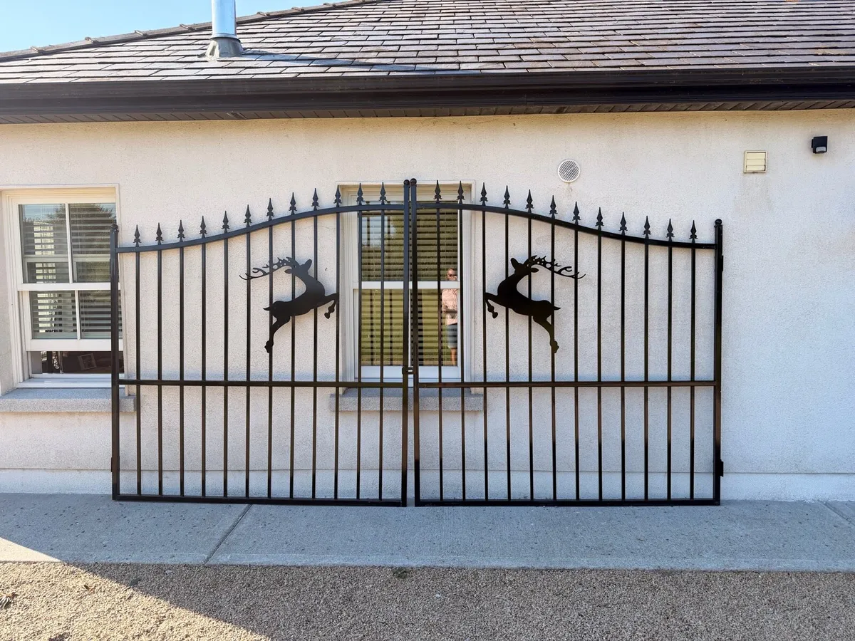 14ft Powder Coated Entrance Gates - Image 1