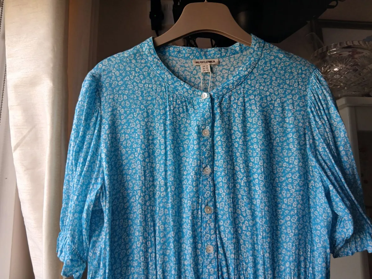 Dress.  blue maxi summer dress - Image 1