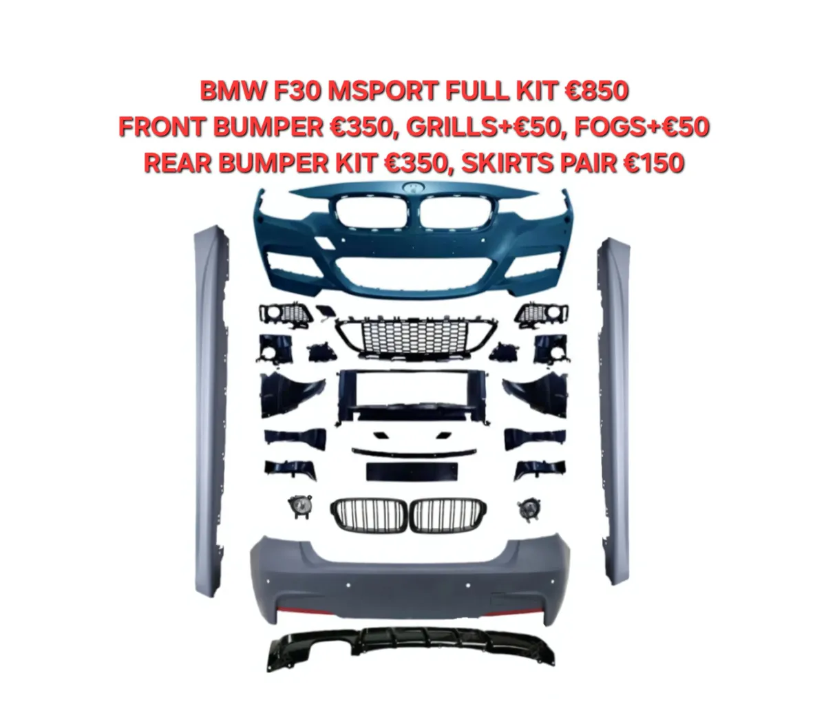BMW F30 MSPORT BODYKIT BUMPERS SKIRTS NEW - Image 1