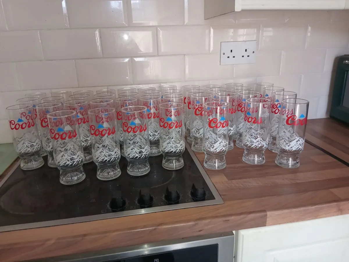 40 COORS PINT GLASSES.
