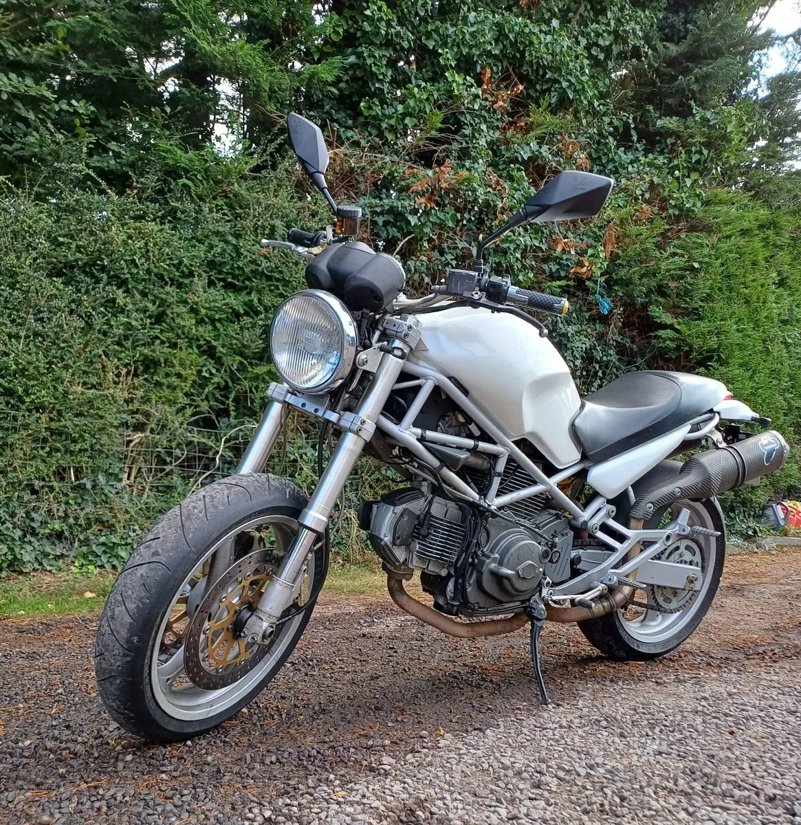 Ducati Monster 600 Pearl White - Image 1