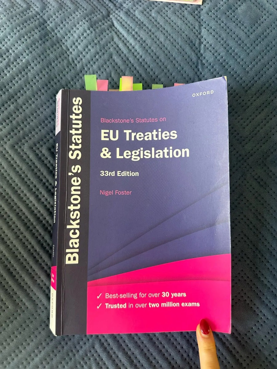 EU Treaties & Legislation Nigel Foster - Image 1