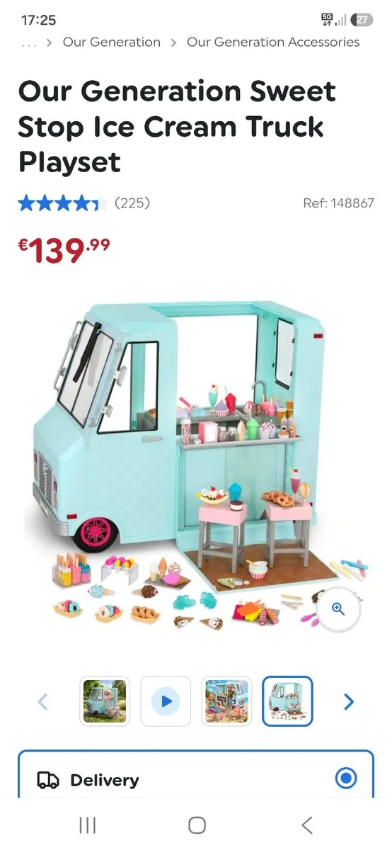 Our Generation ice cream truck - Image 1
