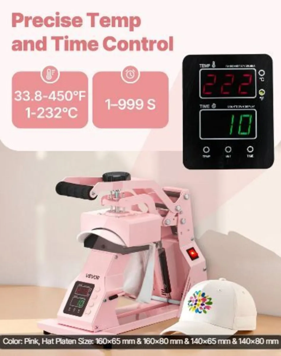 Hat Heat Press Machine, with 4pcs - Image 2