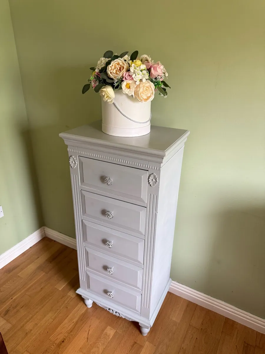 Vintage Tallboy Drawer Chest - Image 3