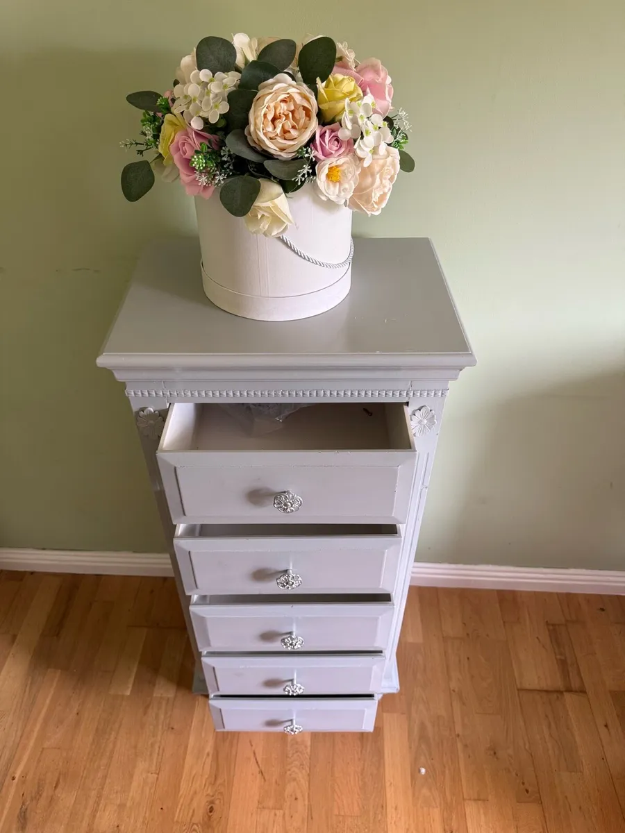 Vintage Tallboy Drawer Chest - Image 4