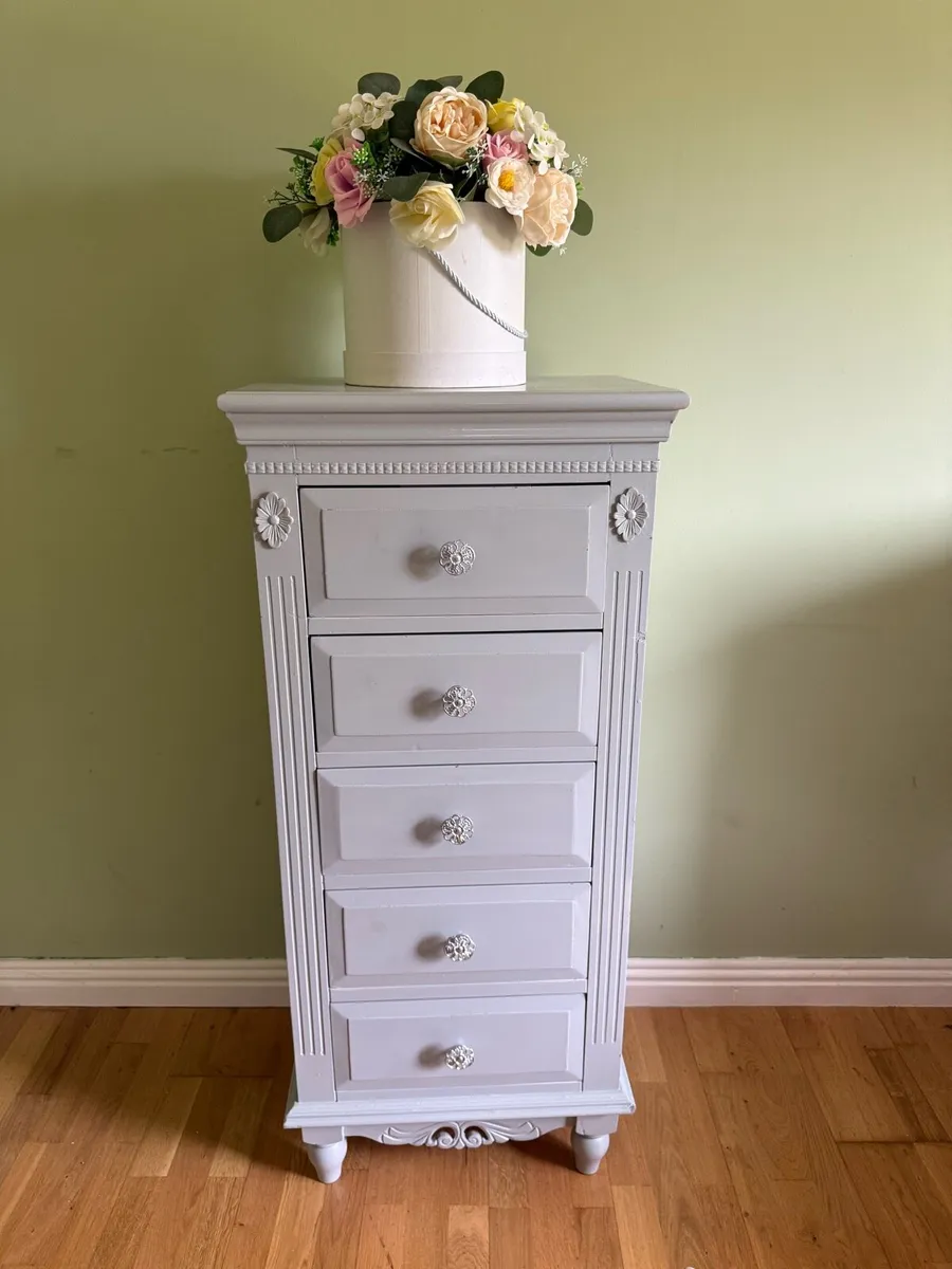 Vintage Tallboy Drawer Chest - Image 1