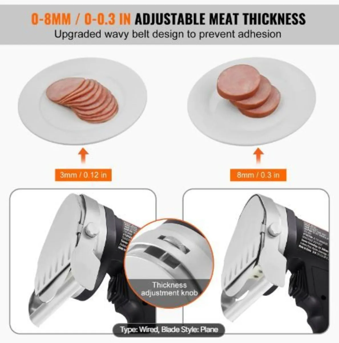 Electric Shawarma Knife, 80W Professional - Image 4