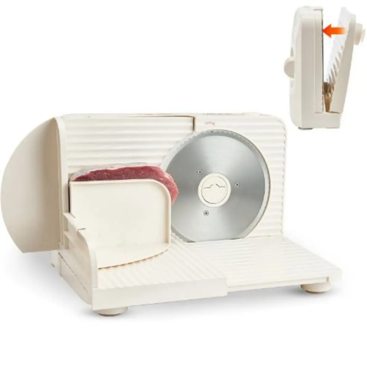 Meat Slicer, 180W Electric Deli Slicer Machine - Image 3