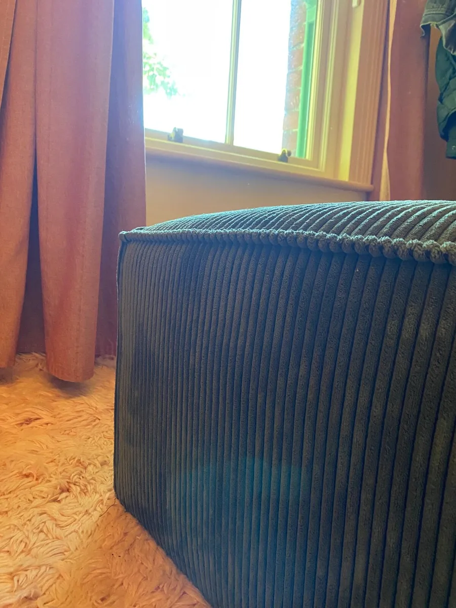Pair of footrests - Kave Blok - green cord - Image 3