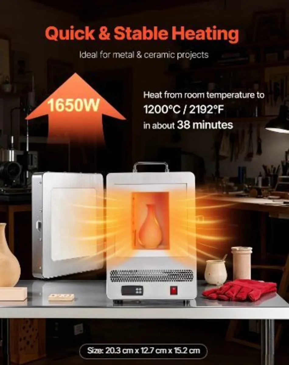 Electric Melting Furnace, 1650W - Image 4