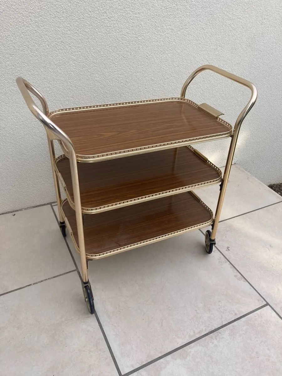 Vintage Drinks Trolley - Hostess Trolley - Image 3